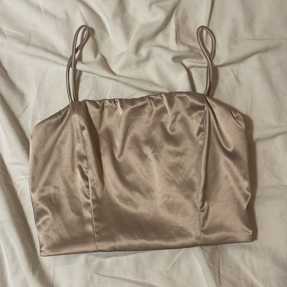 Two piece satin skirt and cami - Picture 2 of 3